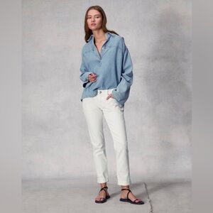 Rag & Bone EUC Dre Slim Boyfriend - Optic White